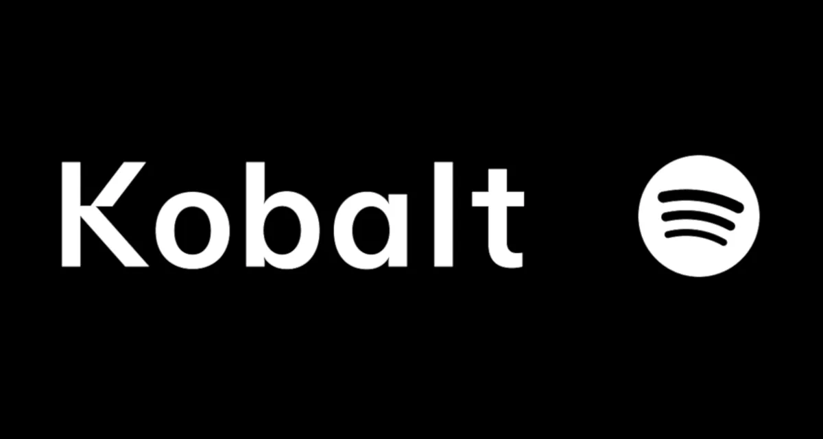 Spotify and Kobalt logos side by side, representing a new licensing agreement for AI-generated music remixes and covers.