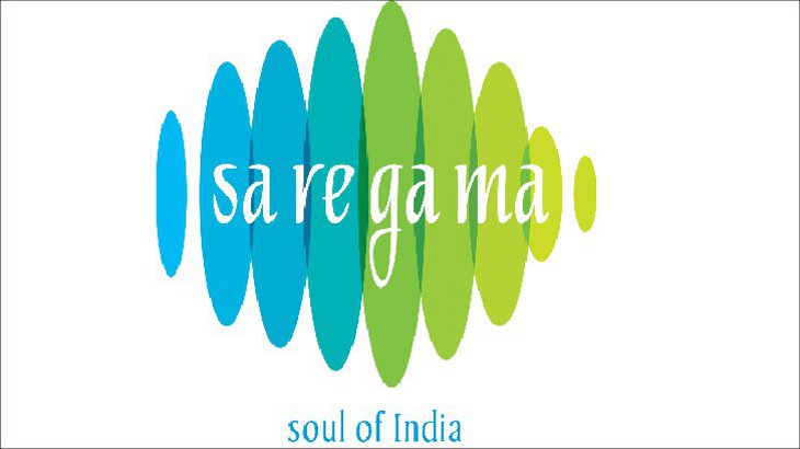 Saregama logo and financial growth chart representing Indian music label's revenue shift to post-2000 catalogue.
